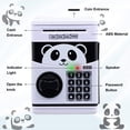 thumbnail image 3 of Hucha, Hucha Electrónica para Efectivo, Hucha ATM para Dinero Real, Caja de Ahorro de Dinero Panda, Linda Hucha Animada de Panda para Niños, 3 of 5