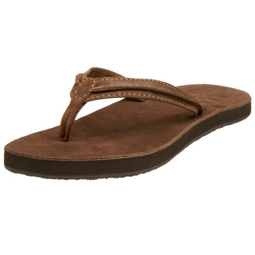 reef ladies leather flip flops