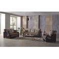 thumbnail image 3 of Ottomanson Convertible Sleeper Loveseat with Hidden Storage, Firm Seating, Brown, 3 of 5