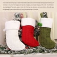 thumbnail image 3 of Billuyoard Calcetín de Navidad colgante árbol de Navidad ventana calcetín comedor Bar Oficina granja colgante boda fiesta Festival Decoración Kits de decoración para fiestas Verde Billuyoard HA069118-03, 3 of 6