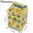 thumbnail image 3 of Matashi  Hand-Painted Enamel Tzedakah Charity Box Keepsake Treasure Box Embellished with Crystals and a Tree of Life Motif Design, 3 of 5