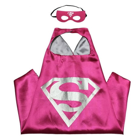 DC Comics Costume - Supergirl Logo Cape and Mask with Gift Box by