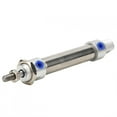 thumbnail image 1 of Mini Air Cylinder, Mini Air Cylinder MA20 Stainless Steel Round Dual Action Device Pneumatic Components, Industrial Air Cylinders, 1 of 8