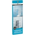 iDesign York Over the Shower Door Hanging Towel Rack for Bathroom