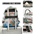 thumbnail image 3 of FORMRS Mini Backpack Purse for Women Travel Daypack Casual Shoulder Bag, Vibrant Flowers, 3 of 7