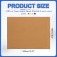 thumbnail image 2 of Uxcell Down Jacket Repair Patch, Nylon Down Jacket Patch Kit Self Adhesive Repair Tape for Coats Tent Light Blue/Yello/Red/Dark Brown, 2 of 7