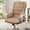 Khaki, variant on Office Chair Cushion One-Piece Thick Seat Cushion Padded with Backrest for Butt and Back Support, Dark Gray