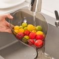 thumbnail image 3 of Advancent Cesta de drenaje para alimentos versátil y funcional en la cocina Salida de agua suave y sin obstáculos Cocina y Comedor color transparente, 3 of 6