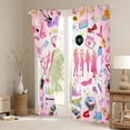thumbnail image 3 of Manfei 2-Pack Blackout Curtains with Chic Disco Ball and Music Guitar Halloween Ghost 42x84, 3 of 6