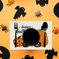 thumbnail image 3 of Halloween Fall Pumpkin Placemats Table Mats Set of 4 Spooky Ghost Autumn Kitchen Mat Dining Place mat Heat-Resistant Easy Clean Halloween Accessory, 3 of 8