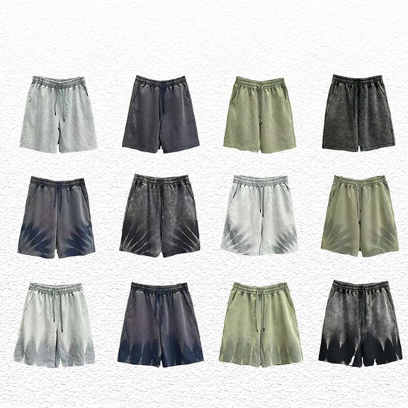 Juesizh Gym Shorts for Mens Summer Fashion Print Sports Shorts Breathable Casual Drawstring Elastic Athletic Workout Shorts, S-2XL