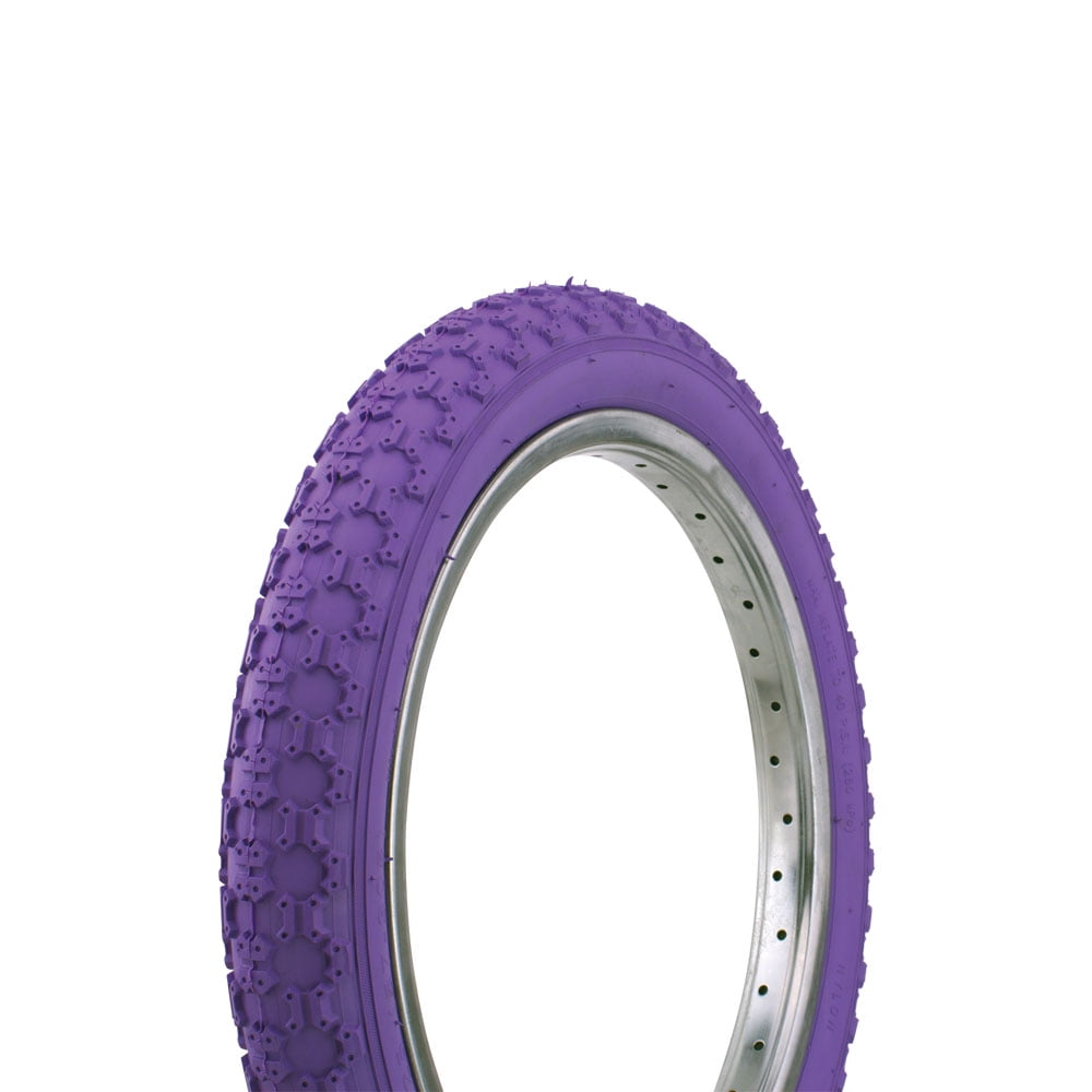purple bike tires