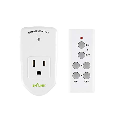 BNLINK Wireless Remote Control Electrical Outlet Switch for Household
