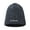 Dark Nocturnal_ White Marled, variant on Whirlibird Watch Cap Beanie, 100% Soft Acrylic Unisex Winter Knit Hat (Black, One Size)