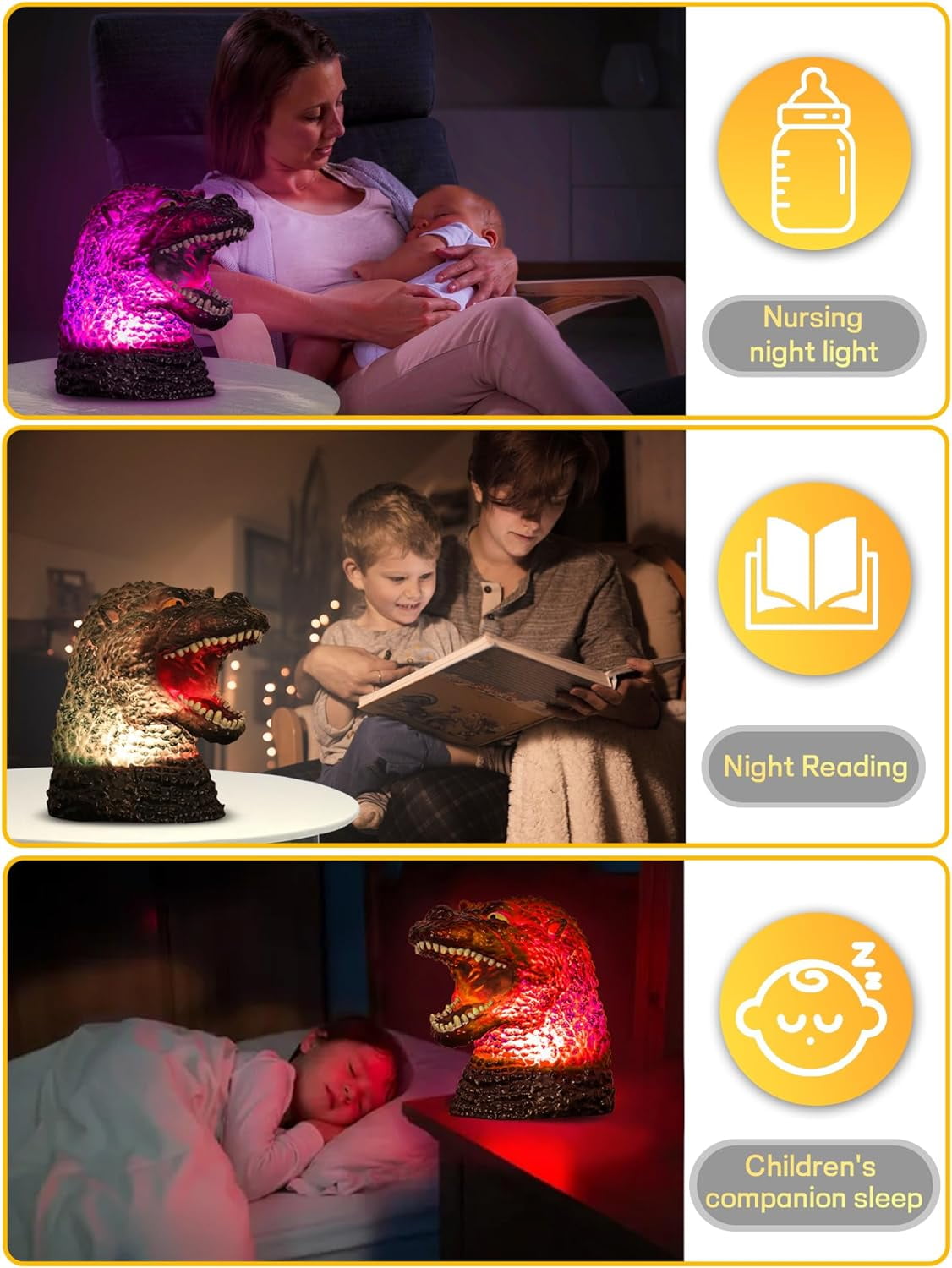 Nelbons Colour Changing Godzilla LED Night Light