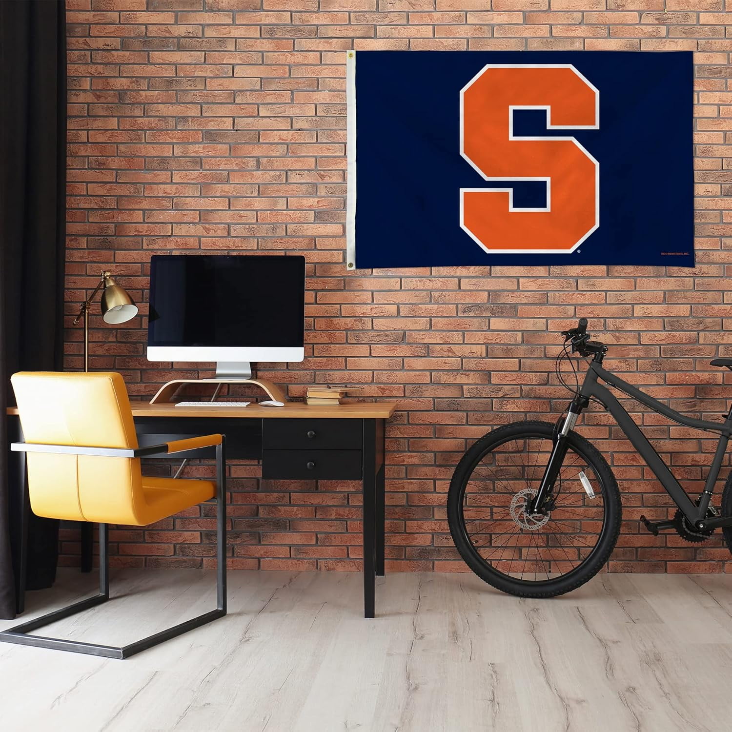 Indoor or Outdoor 3x5 Banner Flag with grommets for hanging for the Syracuse-Orange