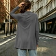 thumbnail image 6 of Aboser Lightweight Cardigan Sweaters for Women Long Sleeve Open Front Cardigans Thin Casual Plain Shrug Cardigan Breathable Soft Cover Ups for Dresses, 6 of 9