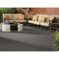 thumbnail image 6 of 6'x20' Tapestry Blue - Indoor Outdoor Area Rug Carpet Runners with a Premium Fabric Finished Edges, 6 of 6
