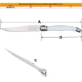 thumbnail image 3 of Cuchillo Laguiole LaguioleWhite 1Pza 23 cm Blanco Acero Inoxidable Cuchillo para carne., 3 of 4