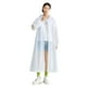 thumbnail image 1 of Poncho impermeable desechable con capucha para hombres, mujeres y adultos (Blanco), 1 of 3