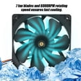 thumbnail image 3 of Rodamientos De Bolas Dobles De Alta Precisión Reemplazo Del Ventilador De Refrigeración De 6000 RPM Para Antminer S7 S9, Con Conector De 4 Pines De 4 Cables, 3 of 7