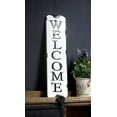 thumbnail image 4 of Parisloft Welcome Carved Metal Wall Sign for Home Decor.|Rustic Iron Welcome Decor for Entryway 5.5x21.6 Inches, 4 of 4