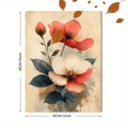 thumbnail image 3 of Qisvanset 12x16 Inch Framed Canvas Wall Art Corinthians Vintage Flower Market Spring Dorm Faith Wall Art, 3 of 8