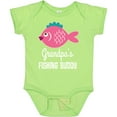 thumbnail image 3 of Inktastic Grandpa Fishing Buddy Girls Fish Girls Baby Bodysuit, 3 of 5