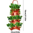 thumbnail image 3 of 2PCS Hanging Tomato Planters Upside Down Topsy Turvy Tomato Planter Tomato Planter Hanging Grow Bags Tomato Growing Kit Breathable Canvas Flower Strawberry Planter Bags HACES03O5FRZOHDS4, 3 of 7