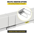 thumbnail image 4 of VEVOR Boat Trailer Guide-on, 48", 2pcs Rustproof Steel Trailer Post Guide ons, with White PVC Tube Covers, Complete Mounting Accessories Included, for Ski Boat, Fishing Boat or Sailboat Trailer, 4 of 9