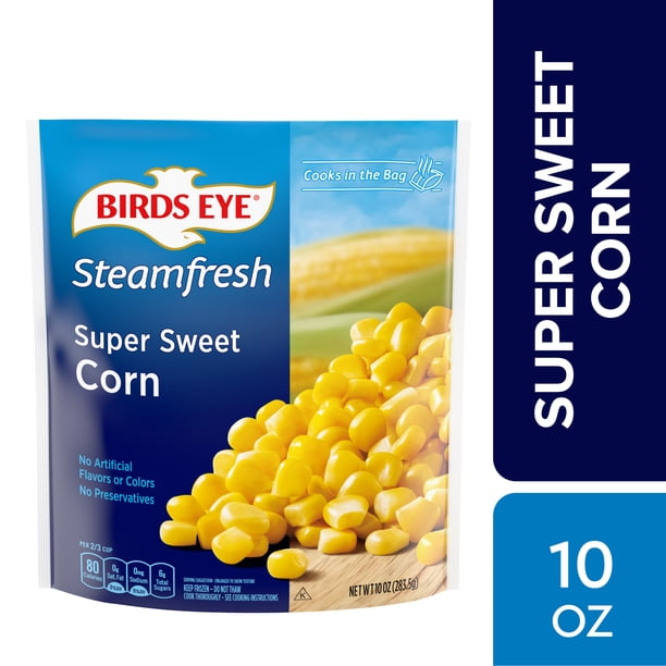 Birds Eye Steamfresh Super Sweet Corn, Frozen Corn, 10 Oz