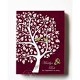 thumbnail image 3 of MuralMax - His, Her Personalized Canvas Wall Art - Custom Tree With Heart Initials, Names, Date - Gifts For Milestone Occasions, Wedding Anniversary, Housewarming - Burgundy - Size 12x16, 3 of 6