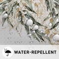 thumbnail image 6 of Green Shower Curtain, Green Eucalyptus Leaf Gold Branches Pattern Plants Botanical Bath Curtains Waterproof Fabric with Hooks for Home Decor, 72Wx84H, 6 of 6