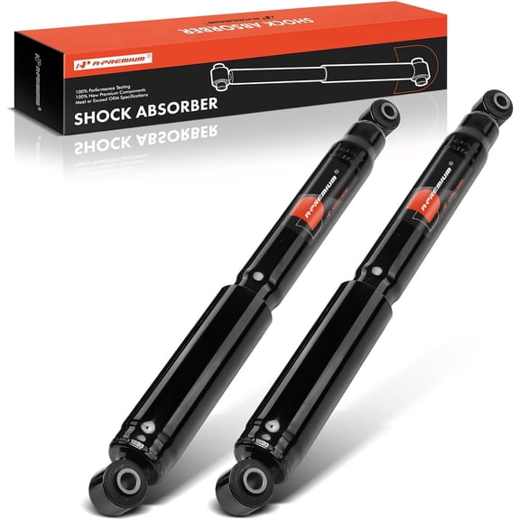 A-Premium Rear Pair (2) Shock Absorber Compatible with Ram 3500 2014-2023, with DRW, Driver and Passenger Side