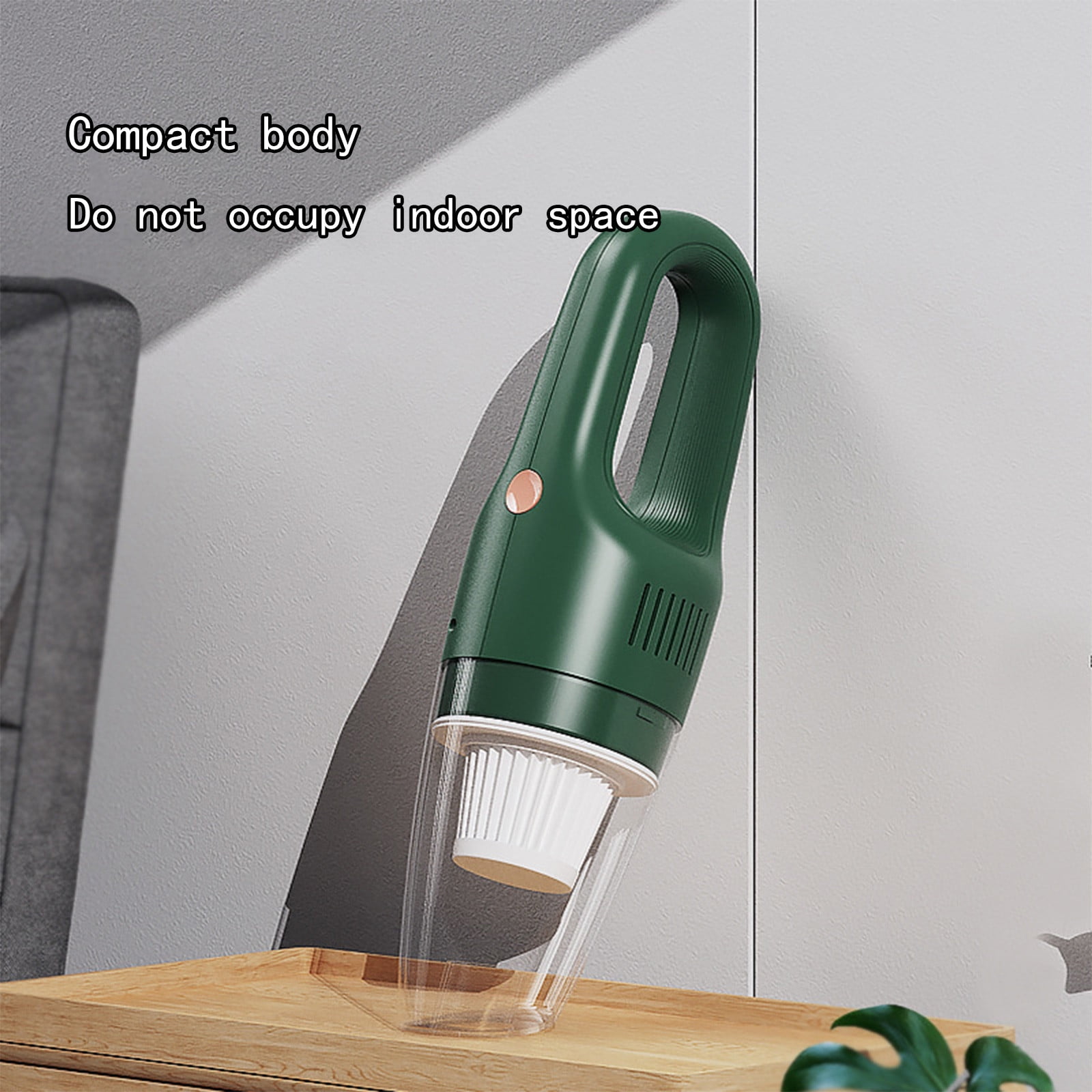 HBYJLZYG Vacuum Cleaner Handheld Vacuum Cleaner,, USB Rechargeable, Wet & Dry Vacuum Cleaner, For Car, Household Cleaning