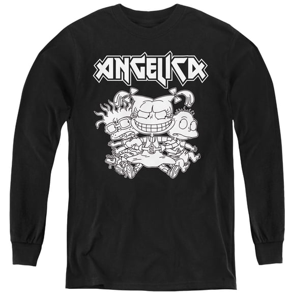 Rugrats Angelica Pickles Rocks Youth Long Sleeve T shirt