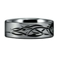 thumbnail image 3 of Silver Tungsten Tribal Wolf Ring, 3 of 4