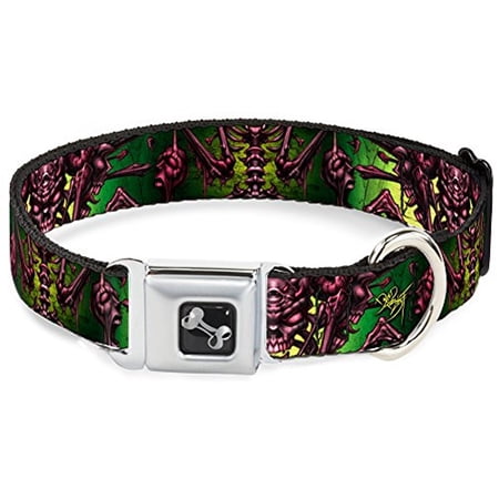 Buckle Down Tattoo Johnny Pet Seatbelt Buckle Dog Collar