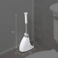 thumbnail image 3 of Paquete de émbolo y escobilla de baño simplehuman White, 3 of 5
