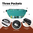 thumbnail image 2 of Sigee Cute Cat Paw And Dog for Multi-functional Belt Bag for Men and Women With Adjustable Strap For Travel Running Hiking, 2 of 8