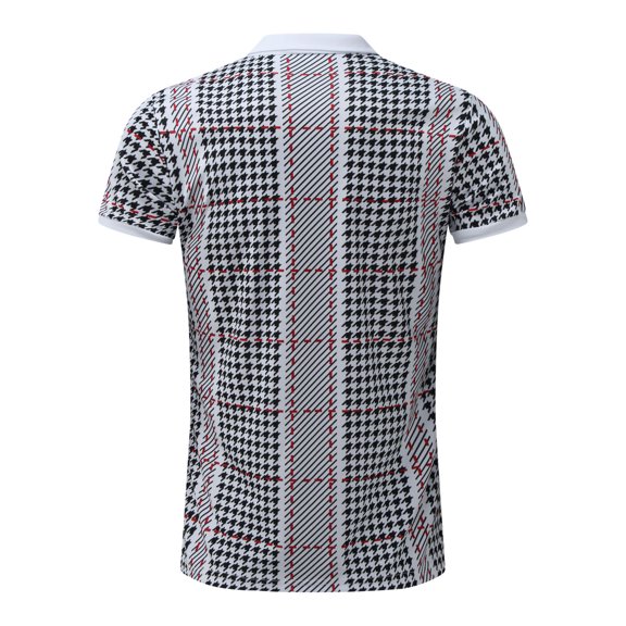 Akiihool Polo T Shirts for Men Men's Short Sleeve Polo Shirts for Summer Tops (Red,S)