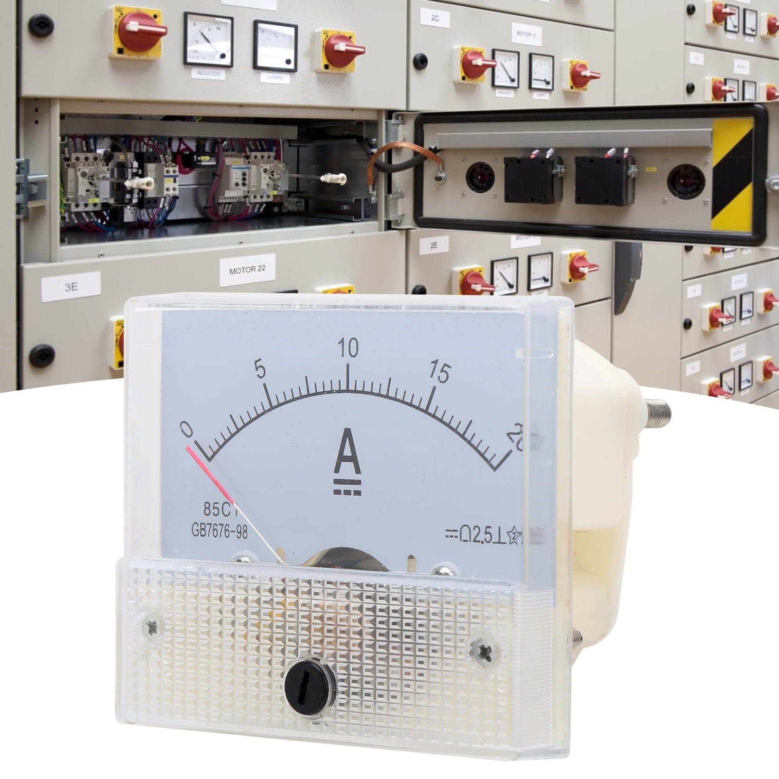 Current Meter Circuit Measurement 85C1 DC 020A Pointer Ammeter Head
