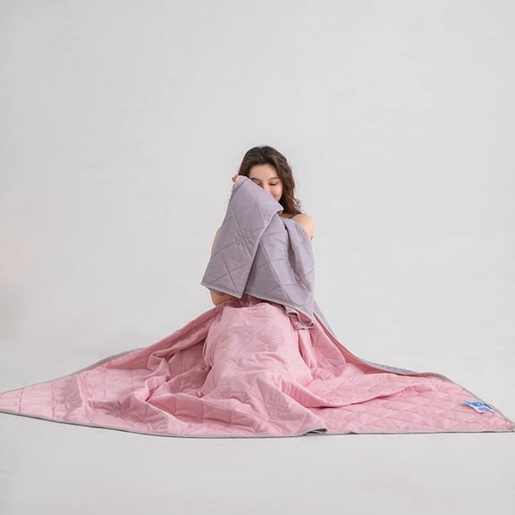 suxuMhao Light Pink Summer Quilts, 70*100cm Thin Quilt, Light Weight Quilts Coverlet for Summer, Breathable, cool & comfortable,Soft Comfortable Quilts for Bed, 1 Piece​