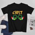 thumbnail image 4 of Chest And Nuts Couples Christmas T-Shirt Funny Christmas Shirt Tees Unisex Funny Pictogram SHort Sleeve, 4 of 5