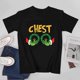 thumbnail image 4 of Chest And Nuts Couples Christmas T-Shirt Funny Christmas Shirt Tees Unisex Funny Pictogram SHort Sleeve, 4 of 5