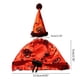 thumbnail image 4 of Conjunto de disfraz de lagarto ajustable, sombrero de dragón barbudo para Halloween y capa naranja con estampado de calabaza, suave y cómodo, 4 of 5
