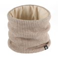 thumbnail image 2 of RXIRUCGD Winter Knitted Neck Hoodie Solid Color Versatile Outdoor Warm High Neck Knitted Cold Double Layer Velvet Neck Protection( Khaki ), 2 of 3