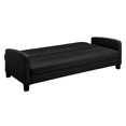 thumbnail image 2 of DHP Delaney Sofa Sleeper, Black, 2 of 4