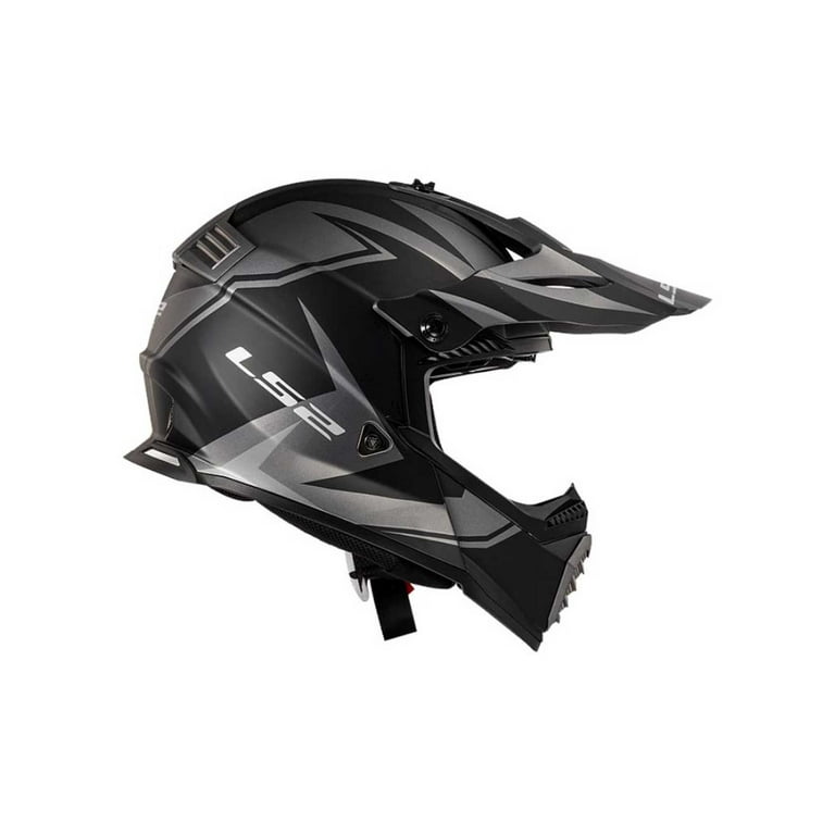 LS2 Helmets Gate TwoFace Full Face MX Motorcycle Helmet, Matte Gray/Black (3XL) LS2 Helmets Gate TwoFace Full Face MX Motorcycle Helmet, Matte Gray/Black (3XL)