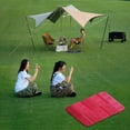 thumbnail image 4 of COFEST Portable Outdoor Seat Cushion for Picnics, Foldable Single Park Seat Cushion, Lightweight Red Camping Cushion, Compact Travel Seat Pad with Carry Strap. Red, 4 of 7